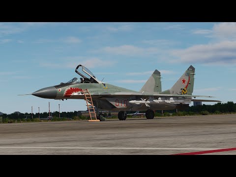 Видео: DCS Mig-29A Fulcrum: запуск, руление, взлет и посадка