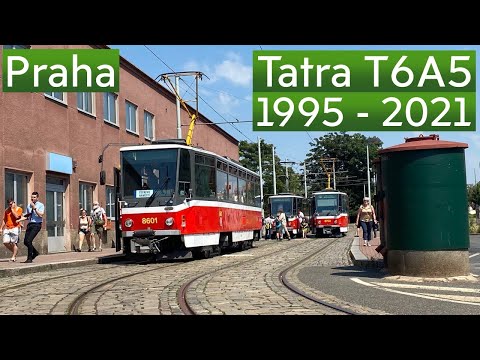 Видео: Последний день эксплуатации трамваев Tatra T6A5 в Праге
