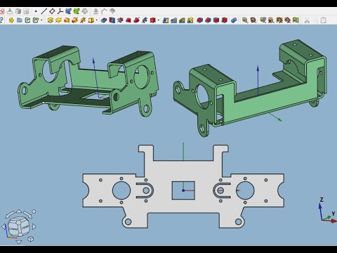 Видео: FreeCAD.#38. Верстак "Sheet Metal" Часть 1. Листовая деталь и развертка.