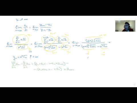 Видео: Границя послідовності. Теорема Штольца - 1