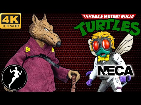 Видео: Обзор фигурки Черепашки Ниндзя/TMNT(Neca). Сплинтер и Бакстер