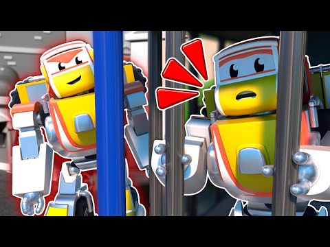 Видео: Супер Робот невинен! 🤖 Вперёд, Робофьюз 🚔 Трансформация робота и полицейской машины
