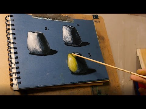 Видео: Супер приём для яркого света .Масляная пастель.\Oil Pastel.