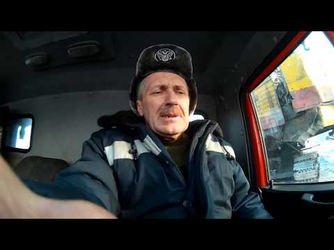Видео: Работа автокрана  Галичанин в лютый мороз.
