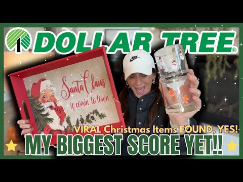 Видео: СОВЕРШЕННО НОВАЯ коллекция Dollar Tree! 🎄 Вирусные рождественские товары + наполнители для чулок,...