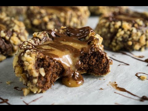 Видео: Шоколадно-ореховое печенье с карамелью | Chocolate Walnut Caramel Cookies | Tanya Shpilko