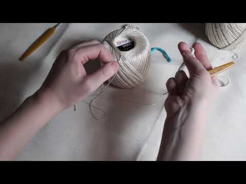 Видео: шнурочек "гусеничка"