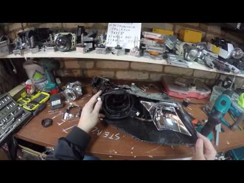 Видео: Фара шкода актавия А5 ксенон