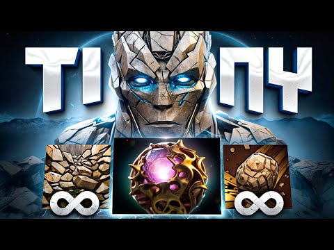 Видео: Тини 🔥 Играет игру жизни (1vs9) Tiny Dota 2