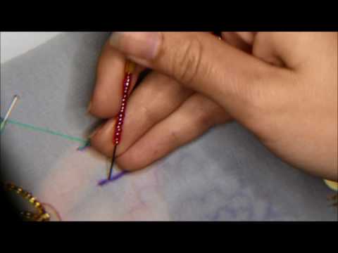 Видео: тамбурная вышивка. Зардози