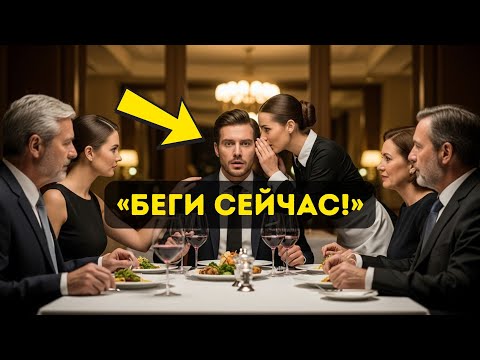 Видео: ОФИЦИАНТКА ПРОШЕПТАЛА: «БЕГИТЕ СЕЙЧАС!» — ОН БЫЛ С НЕВЕСТОЙ И ЕЁ РОДИТЕЛЯМИ!