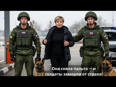 Видео: Они насмехались над ней на КПП — пока генералы не поняли, **кто она на самом деле