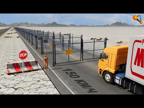 Видео: ВОРОТА СМЕРТИ! ПРОЕЗД НАПРОЛОМ ПО ЗАКРЫТОЙ ДОРОГЕ | BeamNG.drive