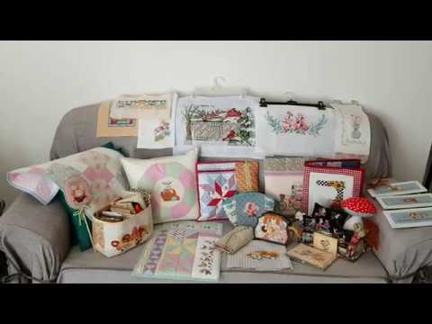 Видео: Итоги весны 2020. ОЧЕНЬ (!!!) много вышитых работ.