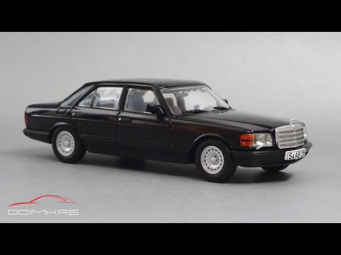 Видео: Mercedes-Benz 500SE (W126) 1979 || WhiteBox by IXO Models || Масштабные модели автомобилей 1:43