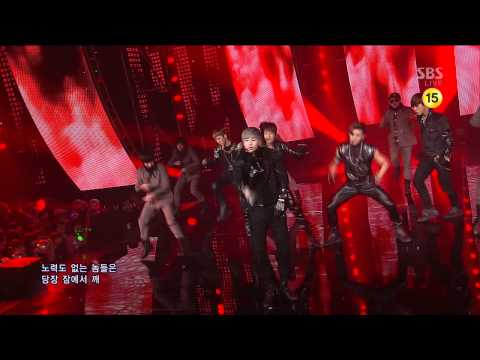Видео: B.A.P [One Shot] @SBS Inkigayo Популярная песня 20130303