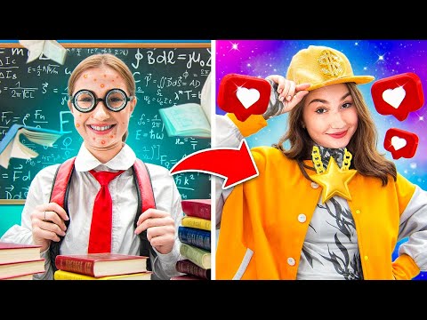 Видео: Из БОТАНШИ в Самую ПОПУЛЯРНУЮ в Школе!