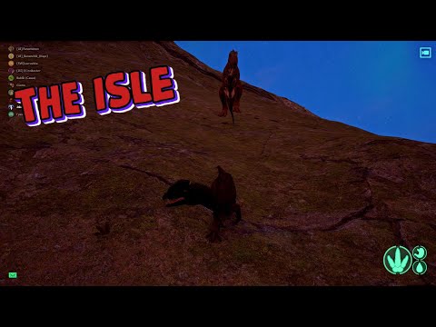 Видео: THE ISLE - Дилофозавр продолжает шалить с Апексами!
