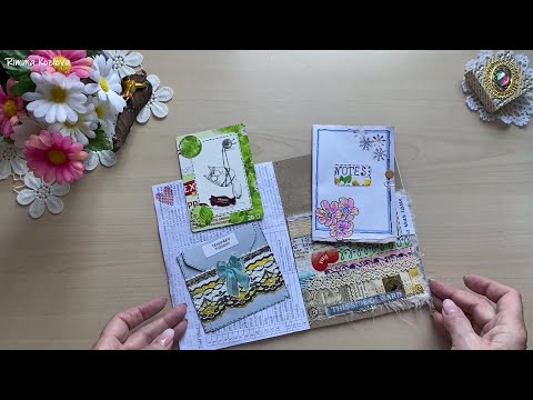 Видео: Скрапбукинг Осенний блокнот №2