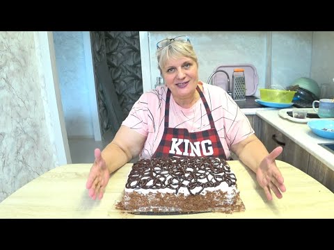 Видео: Самый вкусный, шоколадный с кофе  на 3,900 кг домашний ТОРТ  за 50 минут! Вкуснее ПРАГИ и ЧАРОДЕЙКИ