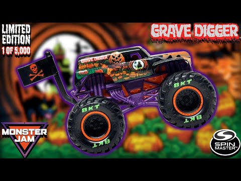 Видео: SPIN MASTER MONSTER JAM 2025 ЭКСКЛЮЗИВНЫЙ ХЭЛЛОУИНСКИЙ МОГИЛЕКОПАТЕЛЬ