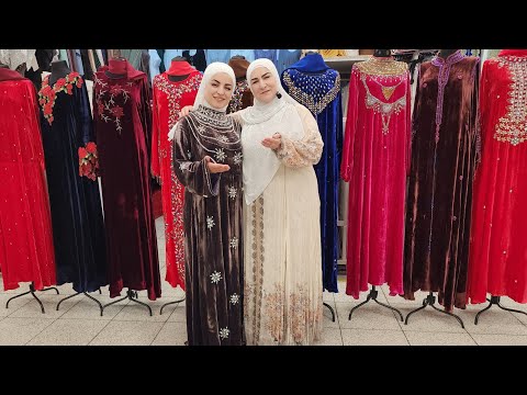 Видео: Дубайские королевские Бархатные Платья Зульфия Садовод корпус А 2Г-20 #dubai #abaya #reelsinstagram