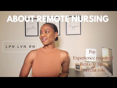 Видео: Как найти удалённую работу медсестрой (LPN, LVN и RN). Советы по составлению резюме, оплата труда...