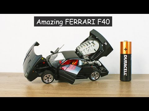 Видео: Потрясающая FERRARI F40! Обзор модели Herpa 1\43