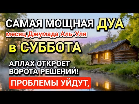 Видео: САМАЯ СИЛЬНАЯ ДУА в СУББОТА! РИЗК, БОГАТСТВО, УСПЕХ, СЧАСТЬЕ!