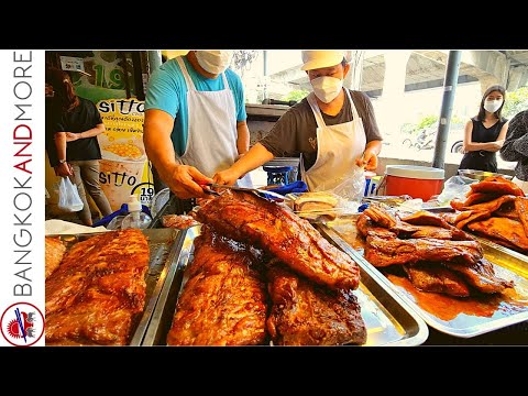 Видео: УЛИЧНАЯ ЕДА Время обеда в БАНГКОКЕ 2021 | Путешествуйте п...