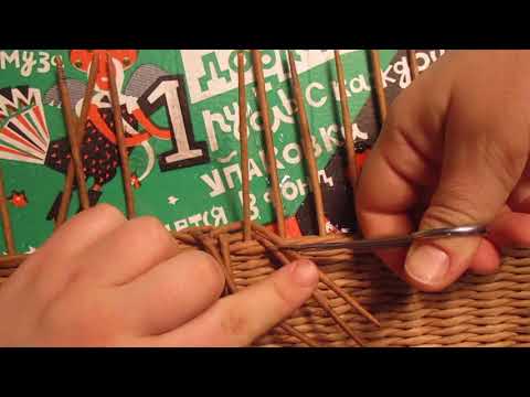 Видео: 3 урок. Часть 2.  Окончание стенок. Шкатулка для рукоделия из газетных трубочек.