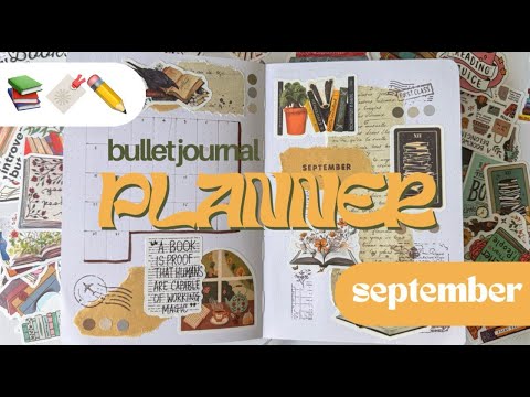 Видео: оформление ежедневника на сентябрь 2025 · bullet journal · plan with me✎