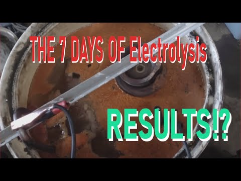 Видео: 7 дней электролизного удаления ржавчины с якоря двигателя Ford Flathead V8 (ПОВТОРНАЯ ЗАГРУЗКА)