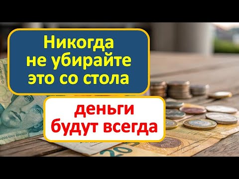 Видео: Никогда не убирайте этот предмет со стола – и деньги будут всегда!