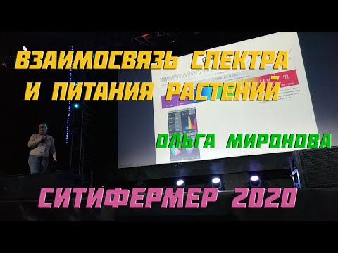 Видео: Взаимосвязь спектра и питания растений - Ситифермер 2020, Ольга Миронова