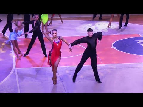 Видео: 12.04.2025.г. Скребов Даниэль & Васильева Софья, Молодёжь, Латина, 1/8 финала.