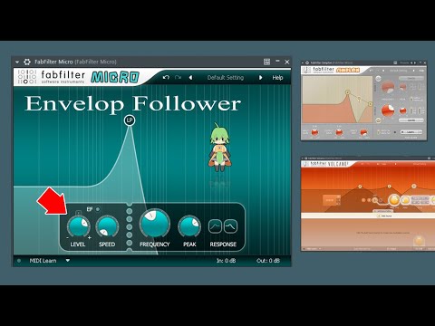 Видео: FabFilter Micro функция Envelop Follower