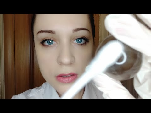Видео: АСМР Осмотр Кожи Лица / ASMR Facial Skin Examination