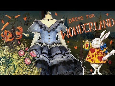 Видео: Создаём платье по мотивам «Алисы в Стране чудес»