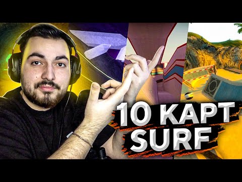 Видео: 10 SURF КАРТ, КОТОРЫЕ ТЕБЕ СТОИТ ПРОЙТИ (CS:GO)