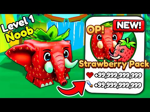 Видео: Начинаем заново как НУБ с STRAWBERRY PACK в Brainrot Evolution!