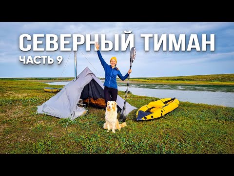 Видео: Северный Тиман: экстремальный переход с собакой через горные реки и дикие земли! Часть 9