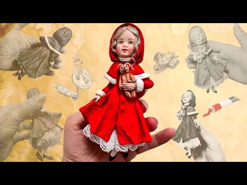 Видео: Ватная игрушка, роспись ватной игрушки. Матильда часть 7. DIY