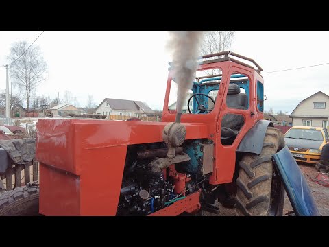 Видео: Вторая жизнь для трактора Т 40АМ. Первый запуск после капиталки!!!