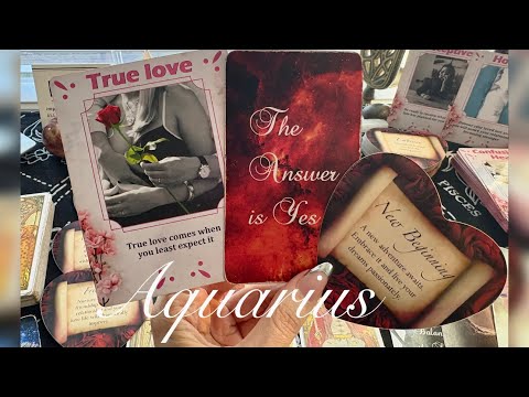 Видео: ВОДОЛЕЙ: НАСТОЯЩАЯ ЛЮБОВЬ ПРИШЛА, КОГДА ВЫ ОБА МЕНЬШЕ ЭТОГО ОЖИДАЛИ, И ОНА ИЗМЕНИЛА ВСЁ. ВЫБИРАЕМ...