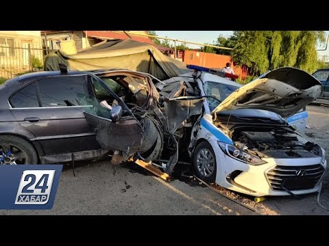 Видео: Трагедия на блокпосту в Алматы: за жизнь третьего полицейского борются врачи