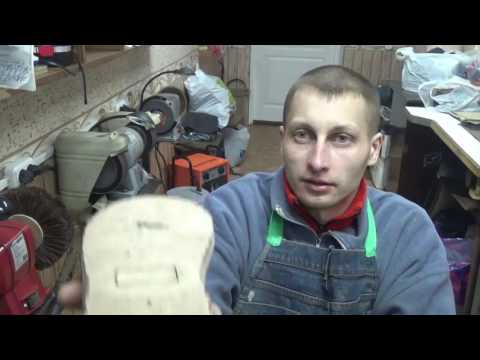 Видео: Ремонт треснутой подошвы. Декоративные латы на пятки