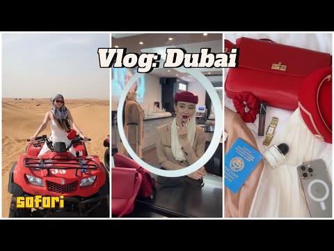 Видео: Моя жизнь в Дубае: первый день в униформе emirates , safari тур