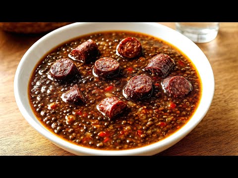 Видео: 😋 Черна леща Белуга със суджук – ароматна, богата и изненадващо вкусна!