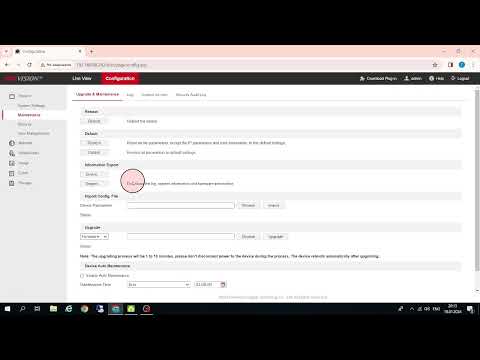 Видео: Настройка камеры Hikvision Smart Dual-Light (прошивка 5.7.14)